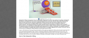 Gabapentin300Mg.org Fast Worldwide Delivery