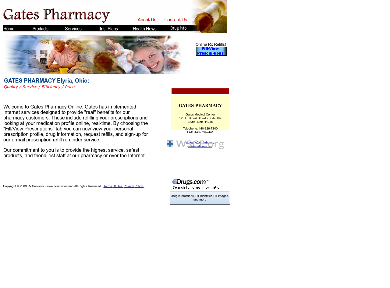 Gatesrx.com Online Pharmacy
