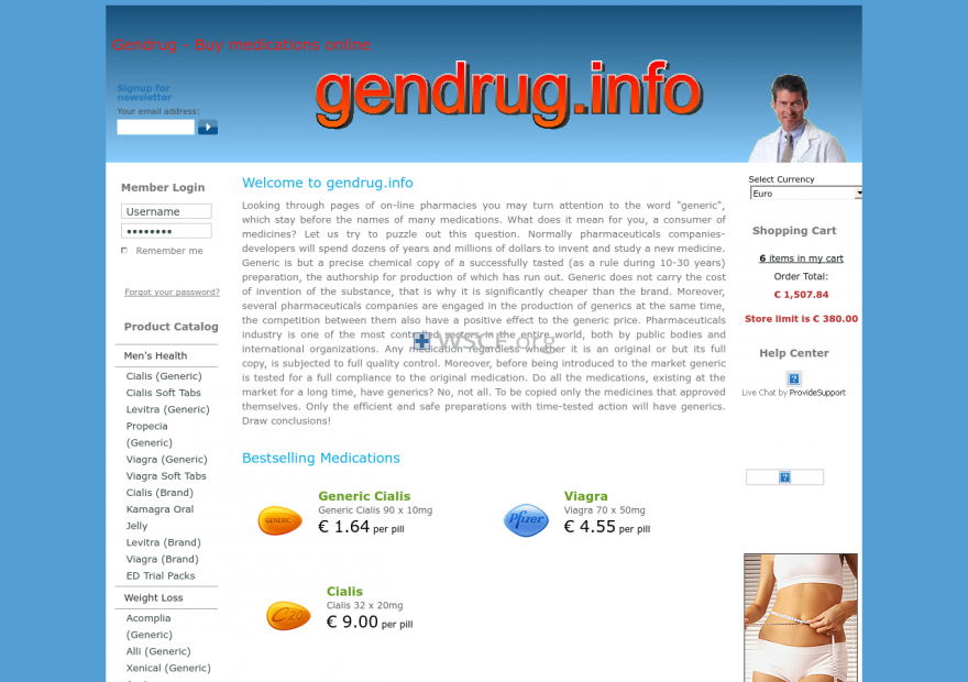 Gendrug.info Internet Drugstore