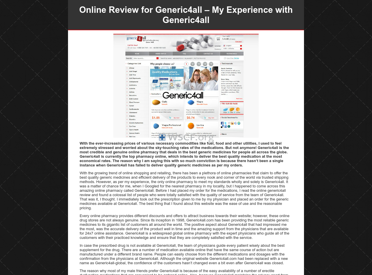 Generic-4All.com Internet DrugStore