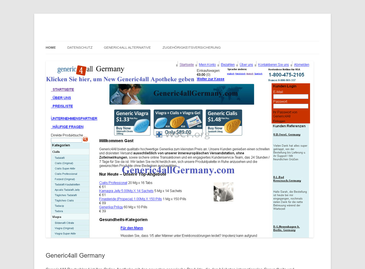 Generic4Allgermany.com Pharmacies