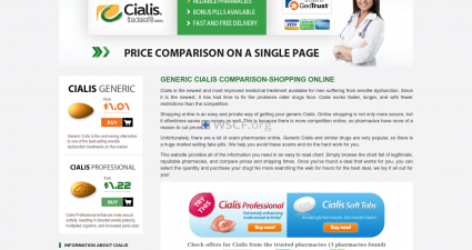 Genericcialisnow.com Internet Drugstore