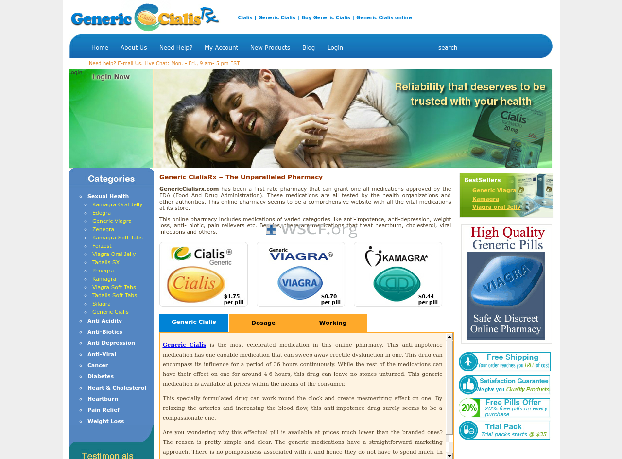 Genericcialisrx.com Drug Store