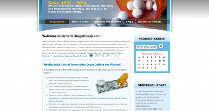 Genericdrugscheap.com Overseas On-Line Drugstore