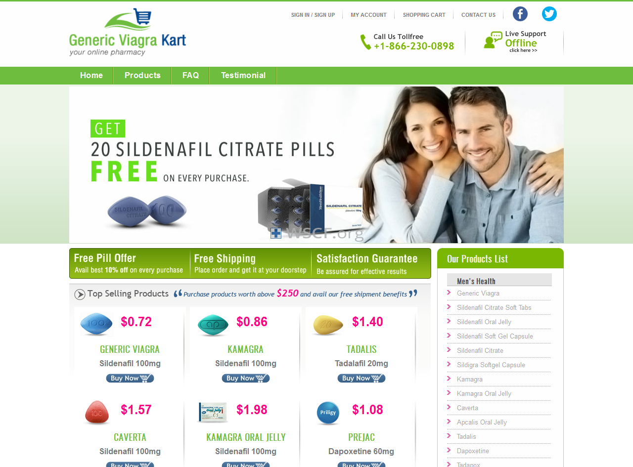 Genericviagrakart.com Online Pharmacy