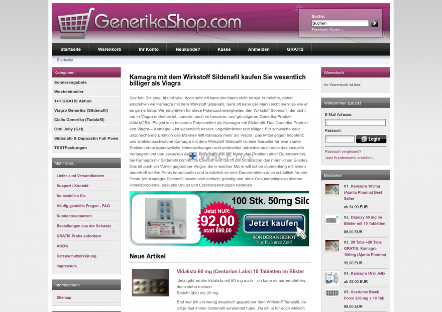 Generika-Shop.com Reliable Medications