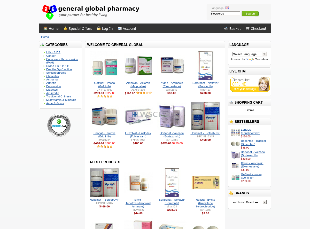 Genglob.com Online Pharmacy