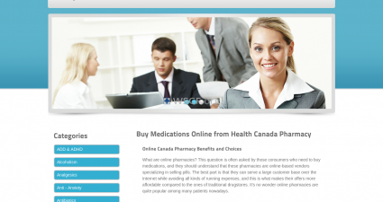 Health-Canada-Pharmacy.com Affordable Medications