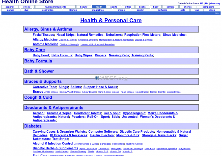 Health-Online-Store.net Overseas Internet Pharmacy
