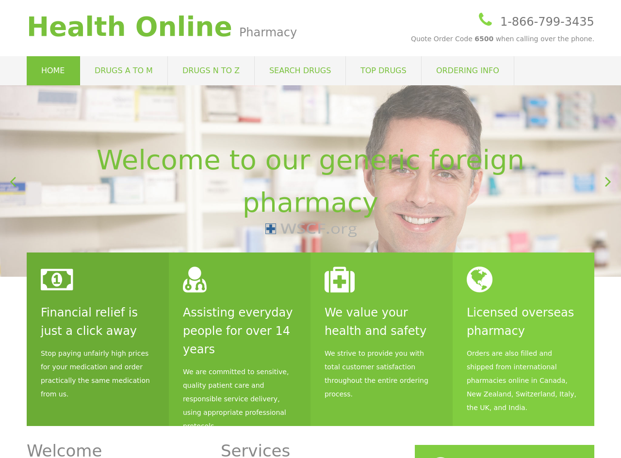 Healthonlinepharmacy.com Drug Store