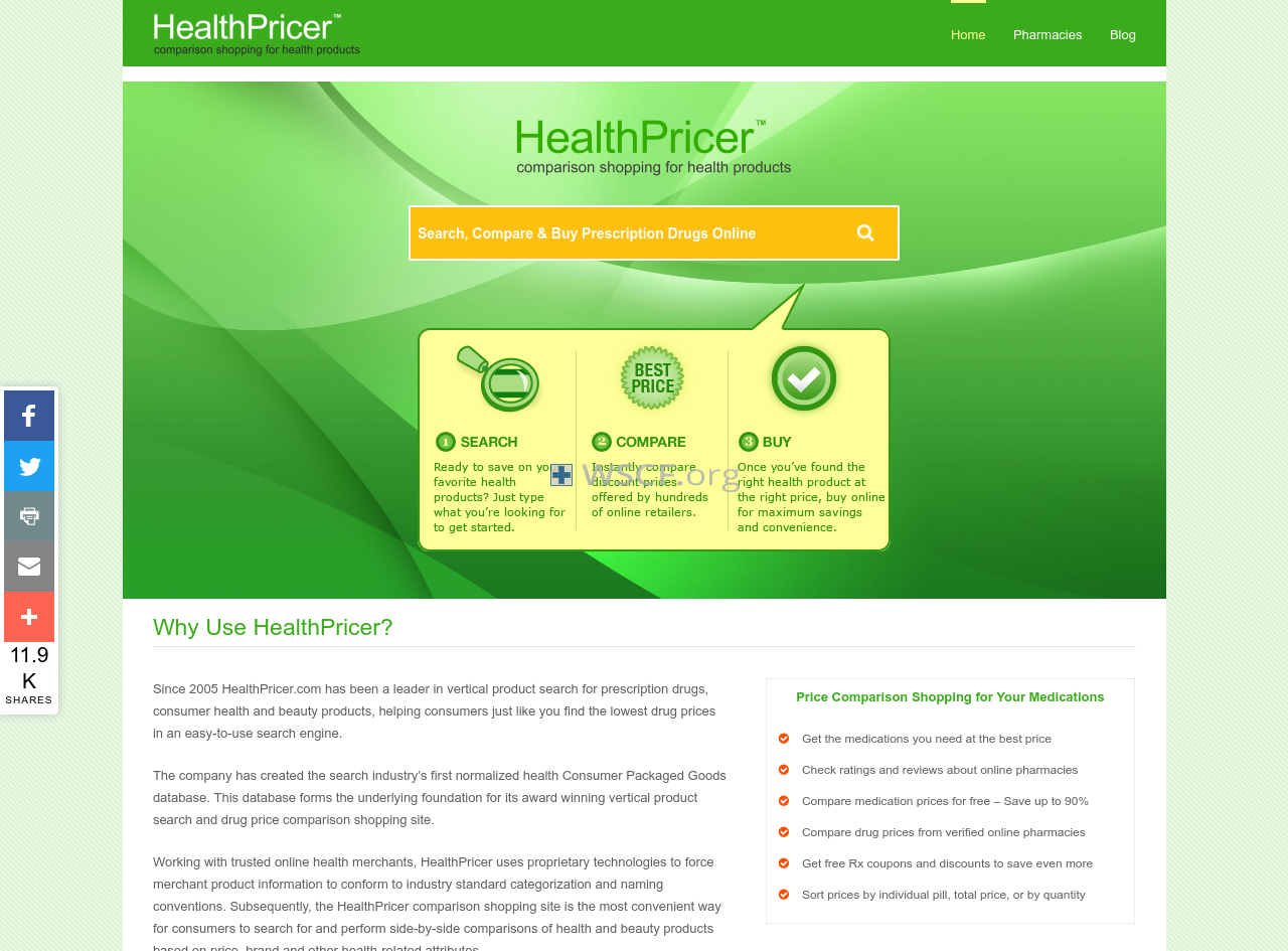 Healthpricer.com Great Web Drugstore