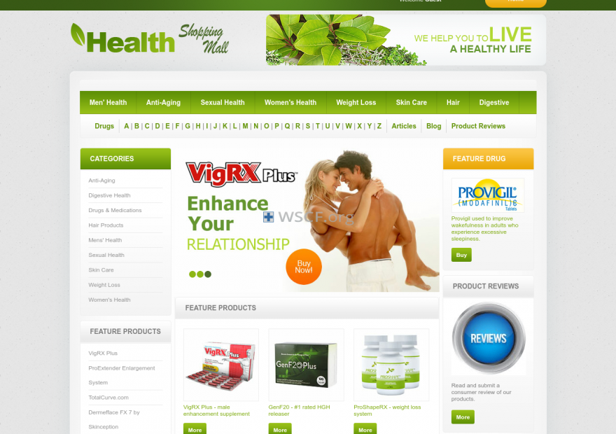 Healthshoppingmall.com Online Canadian Drugstore