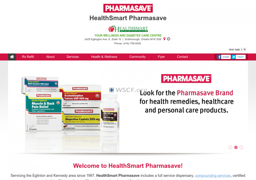 Healthsmartpharmasave.com All time On-line Support