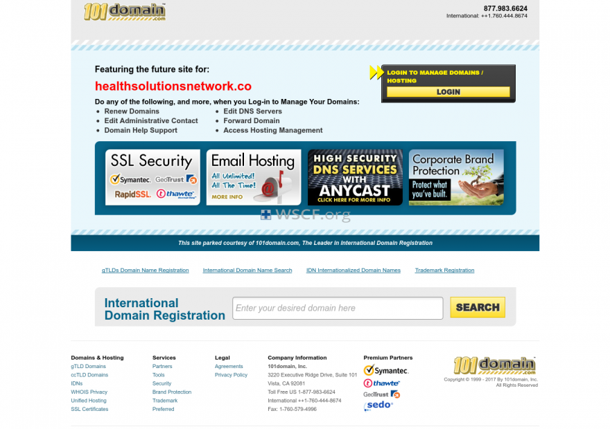 Healthsolutionsnetwork.co Online Canadian Pharmacy