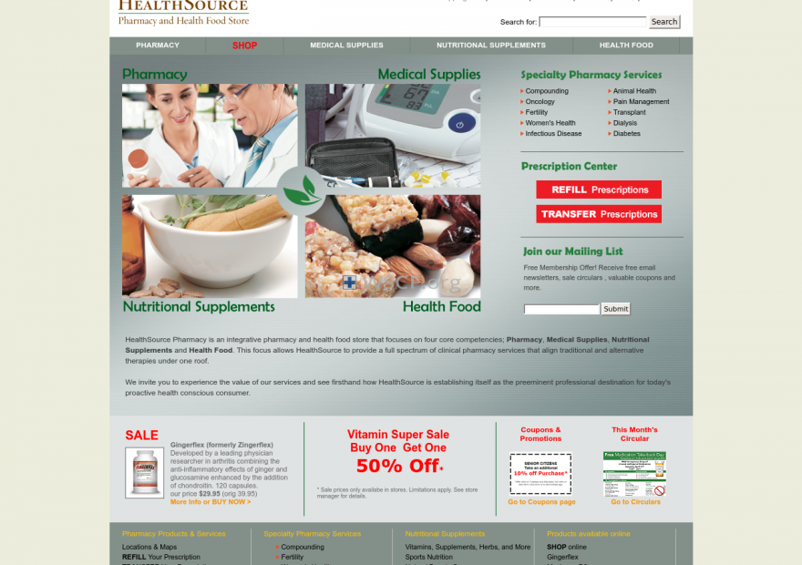 Healthsourcepharmacy.com Great Web Pharmacy