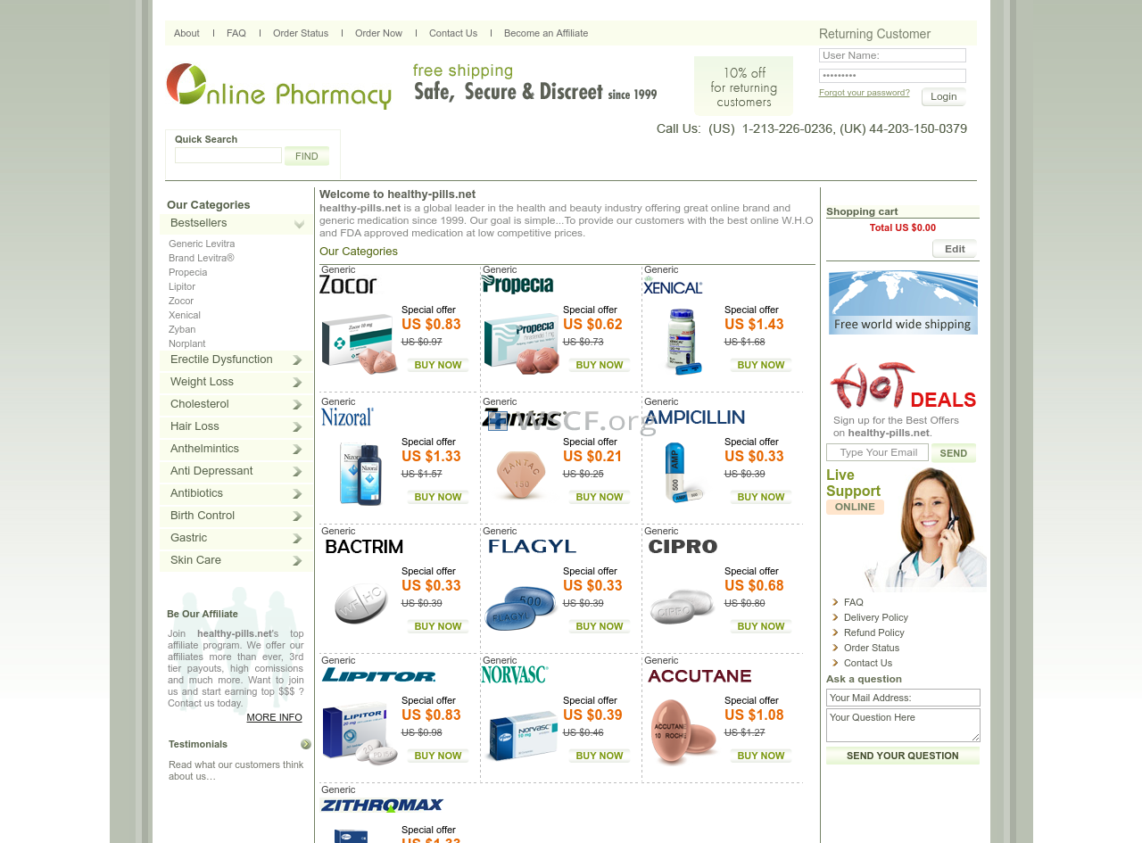 Healthy-Pills.net Pharmacy Online