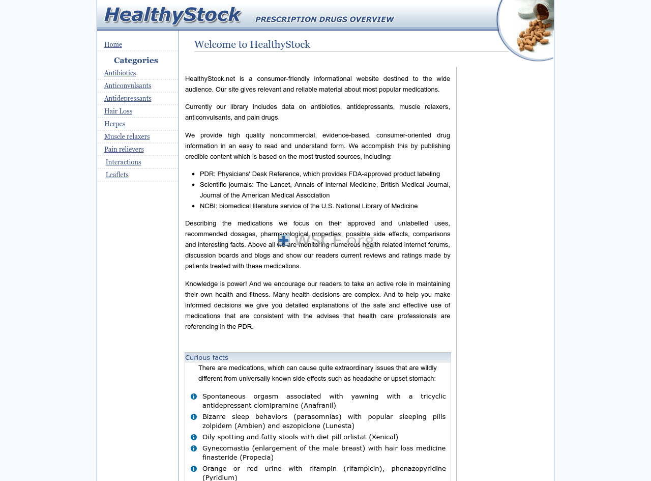 Healthystock.net Pharmacies Online