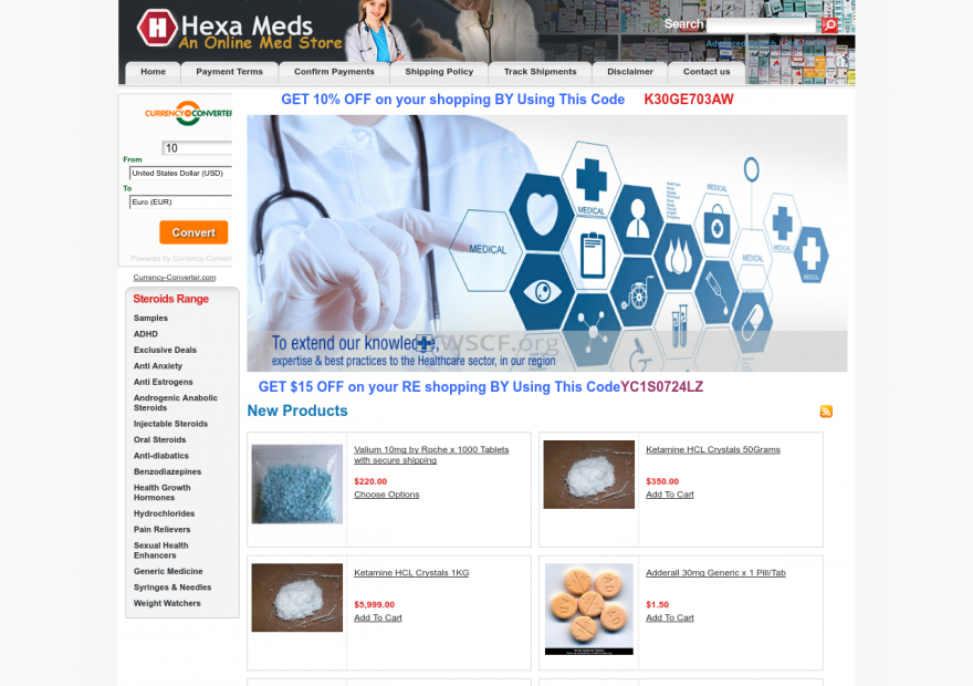 Hexameds.com The Internet Canadian Drugstore