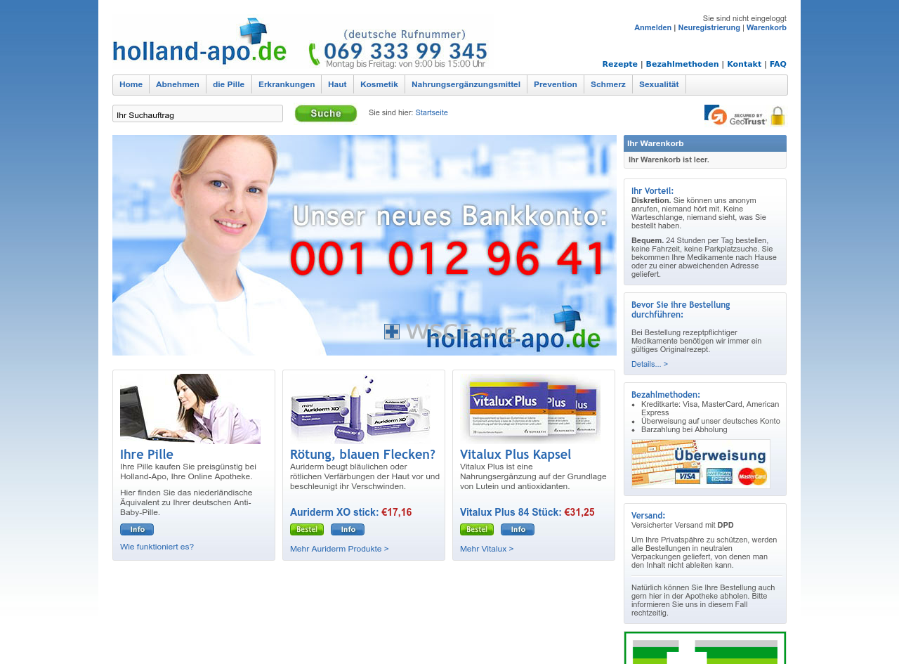 Holland-Apo.de Coupon code