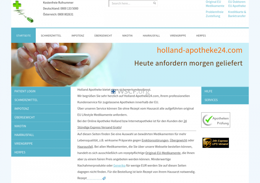 Holland-Apotheke24.com Drugs Store