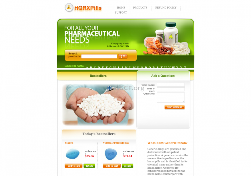 Hqrxpills.com Drugs Store