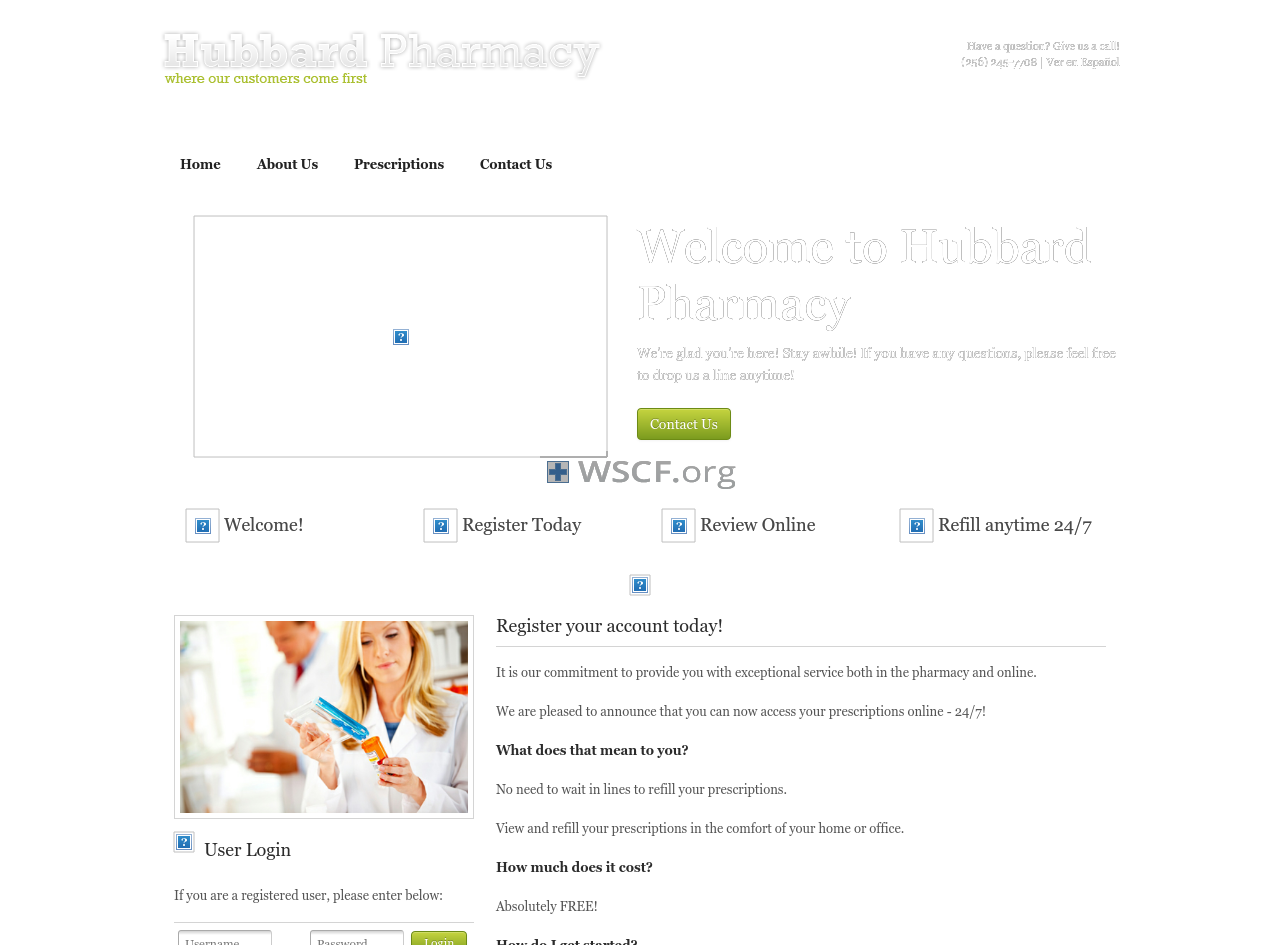 Hubbardpharmacy.com Internet DrugStore