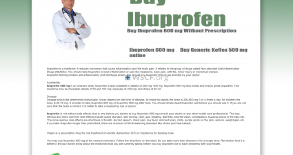 Ibuprofen600Mg.net 24/7 Online Support