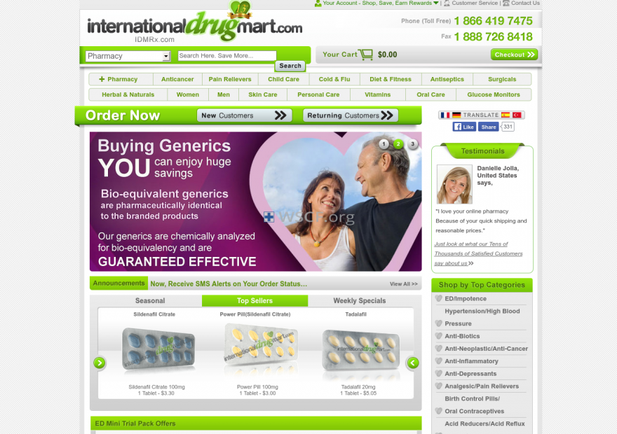Idmrx.com Big Choice Generic Drugs