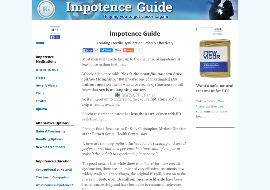 Impotence-Guide.com Reviews and Coupons