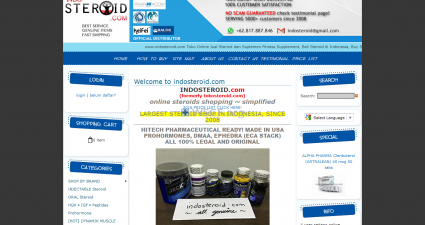 Indosteroid.com Online Offshore Drugstore