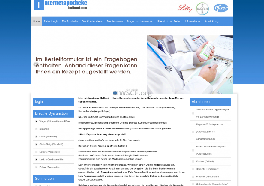 Internetapotheke-Holland.com Drugs Online
