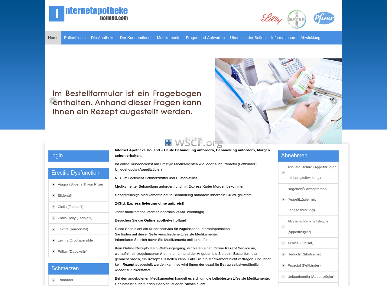 Internetapotheke-Holland.com Pharmacies Online