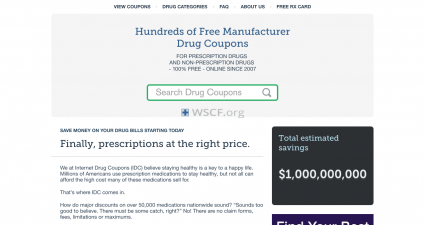 Internetdrugcoupons.com Website Pharmaceutical Shop