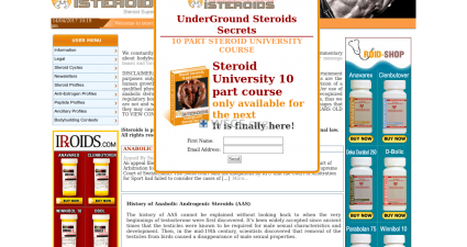Isteroids.com SPECIAL OFFER