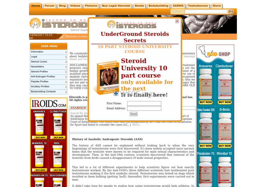 Isteroids.com SPECIAL OFFER