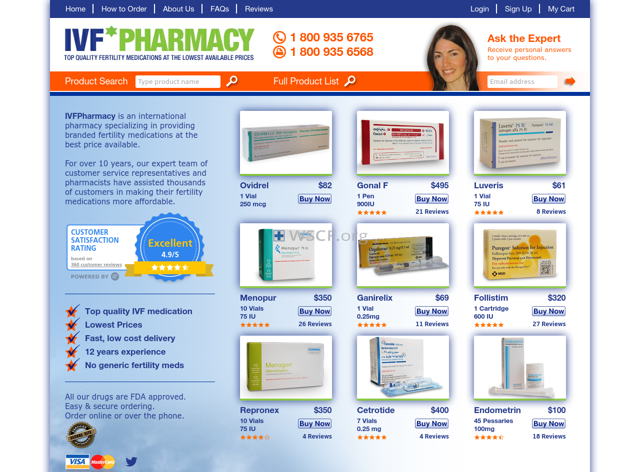 Ivfpharmacy.com Website Drugstore