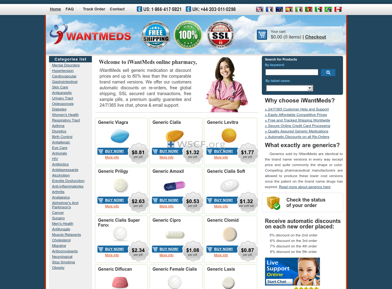 Iwantmeds.com Drug Store Online