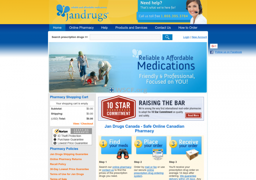 Jandrugs.net Website Pharmaceutical Shop