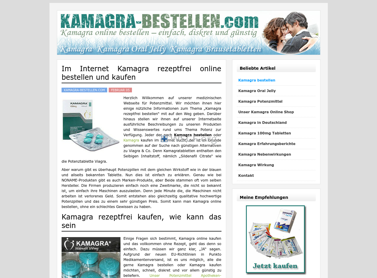 Kamagra-Bestellen.com Web’s Drugstore