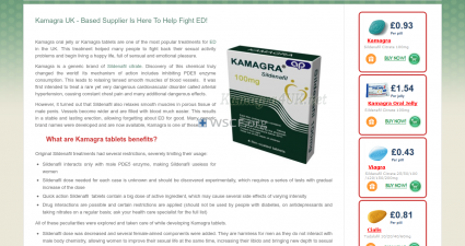 Kamagra4Uk.net Leading Online Pharmacy
