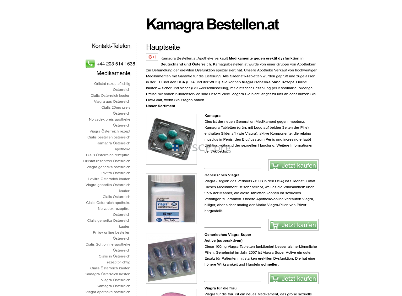 Kamagrabestellen.at Online Pharmacies