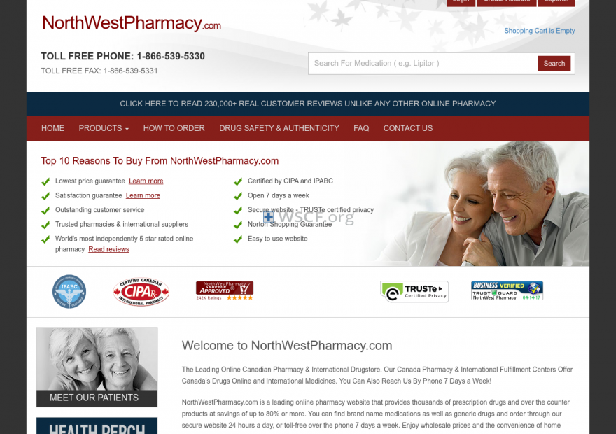 Northwestpgarmacy.com Website Pharmacy