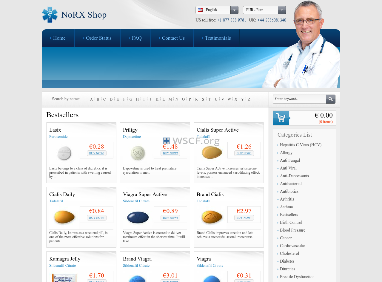 Norxmedsshop.com No Prescription Online Drugstore