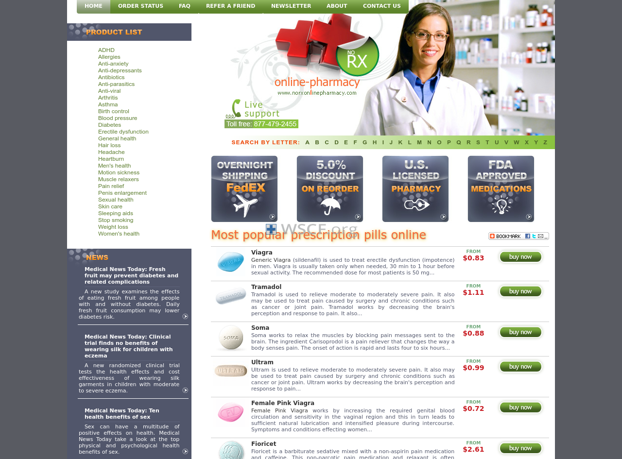 Norxonlinepharmacy.com Overseas Internet Drugstore