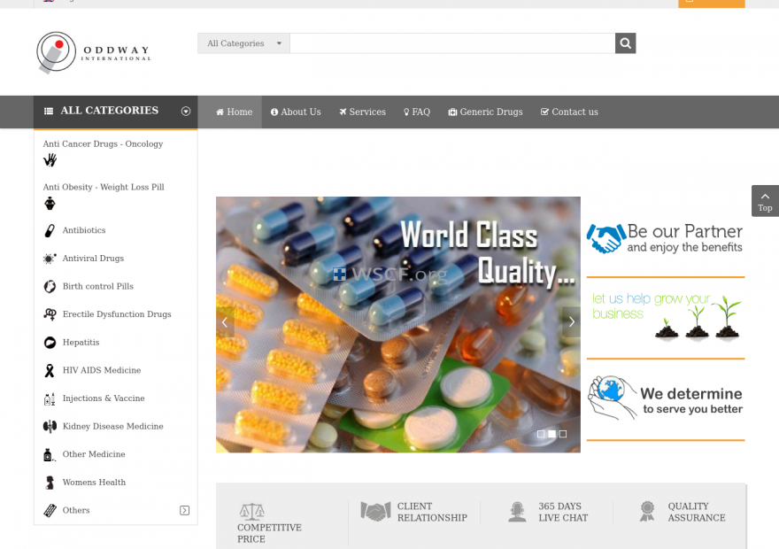 Oddwayinternational.com Great Web Pharmacy