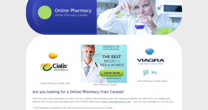 Onlinepharmacy-Canada.com Affordable Medications