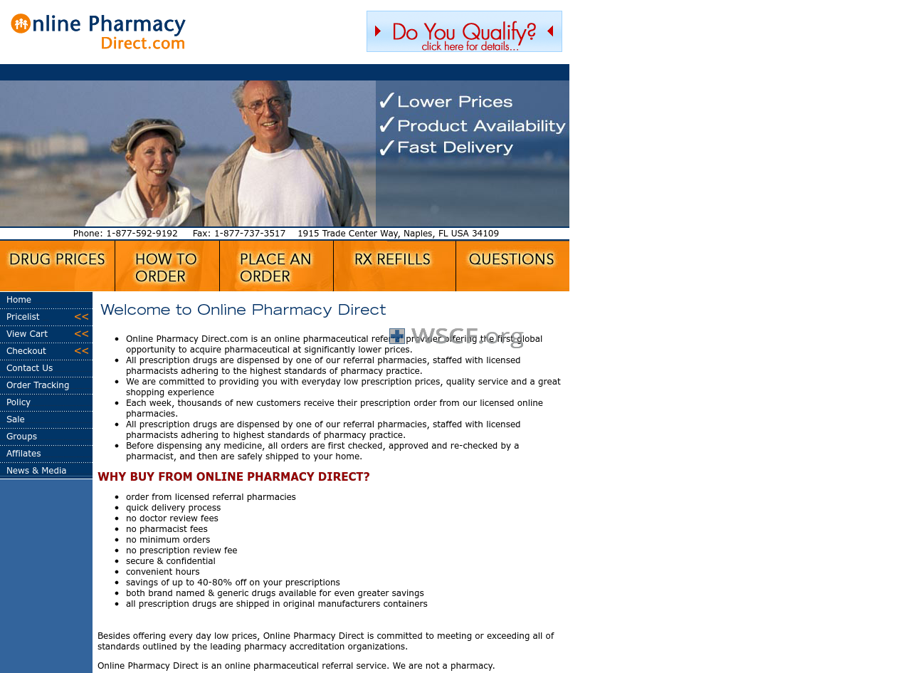 Onlinepharmacydirect.com Online Offshore Pharmacy