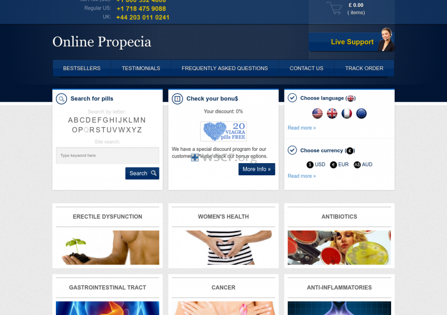 Onlinepropecia.net Online Drugstore