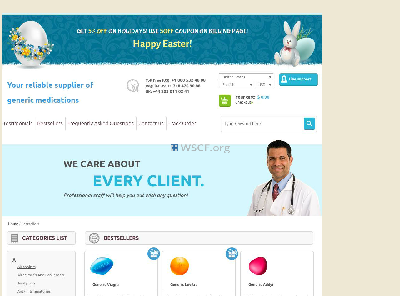 Onlinerx4All.com Website Pharmaceutical Shop