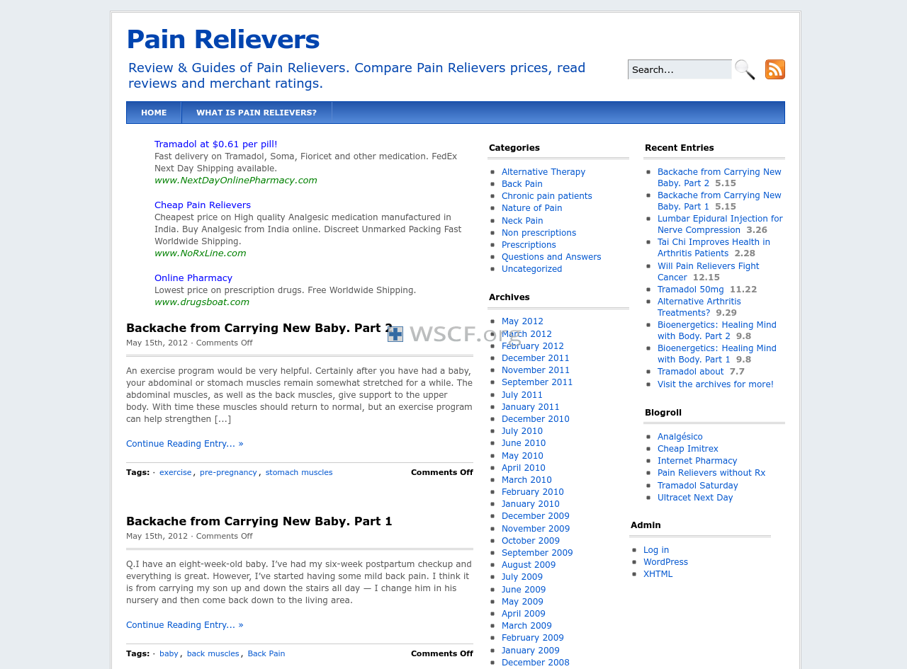 Pain-Relievers.org Online Drugstore